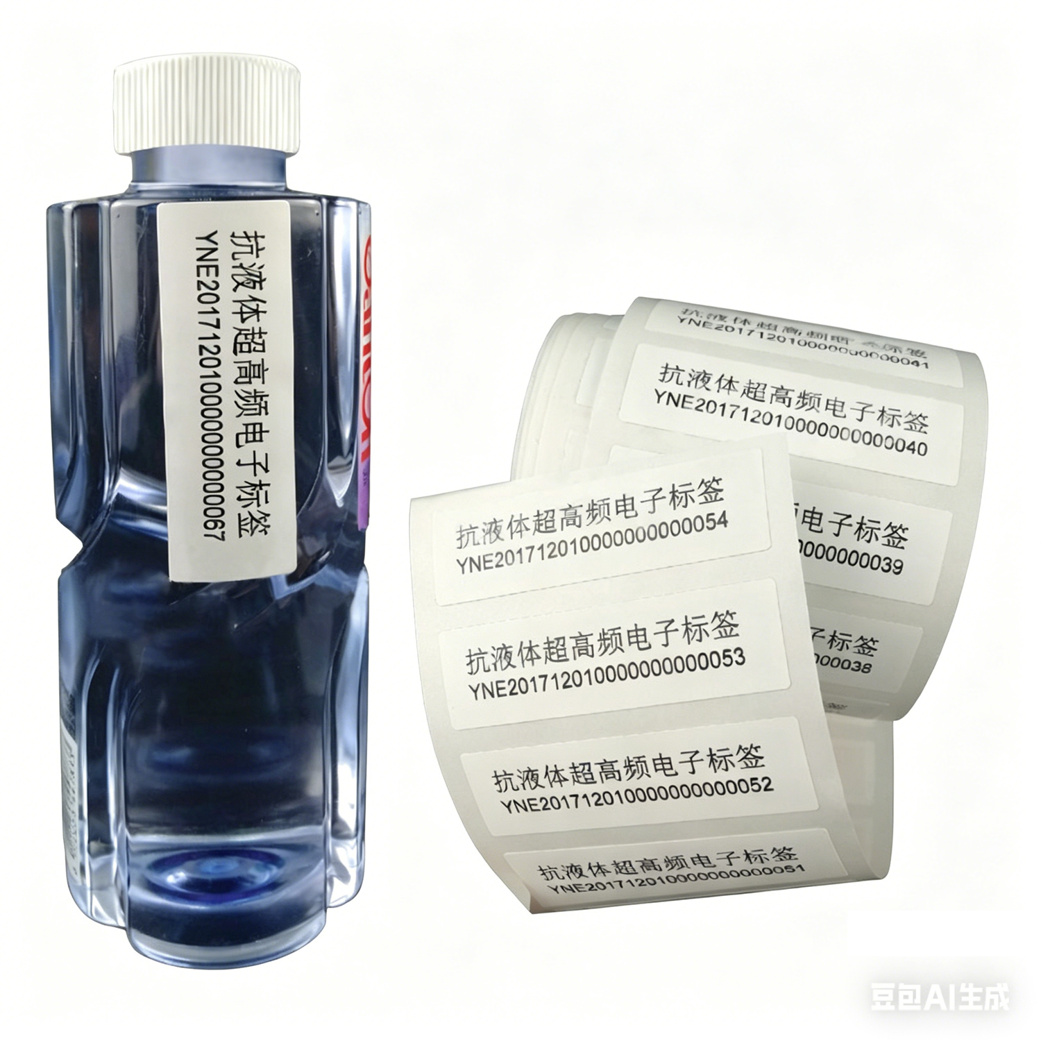 RFID抗液體超高頻標(biāo)簽NFC洗滌清潔日化化妝品管理抗液體標(biāo)簽